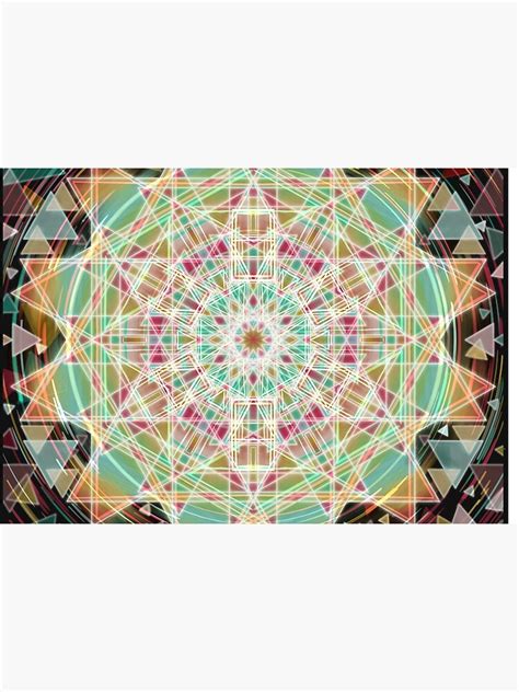 "Fibonacci Triangles Psychedelic Mandala " Mask by 3rdEyeAwake | Redbubble