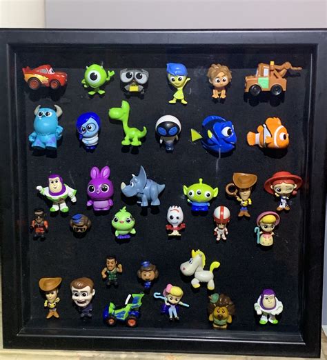 Pixar mini / toy story mini figure display in 2020 | Mini figure display, Shadow frame, Mini figures