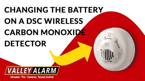 DSC WS4933: Super Easy DSC Wireless C.O. Detector Battery Replacement | Valley Alarm - YouTube