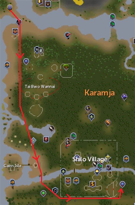 File:Getting to Shilo Village map.png - The RuneScape Wiki