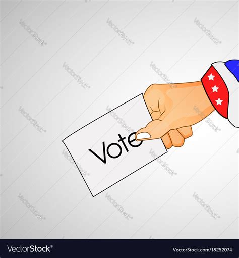 Election day background Royalty Free Vector Image