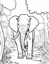 25 Elephant Coloring Pages Free Sheets sketch template