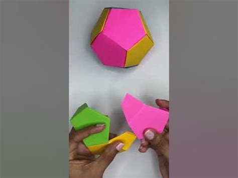 How to make Origami Dodecahedron Toy 3D | Quick Tutorial with A4 Papers ...