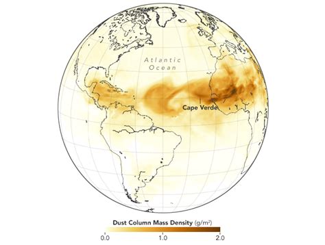 Sand from the Sahara and places as far as Iraq frequently reaches the ...