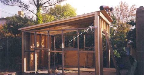 Shed Plans Colonial Style: Pent roof shed plan