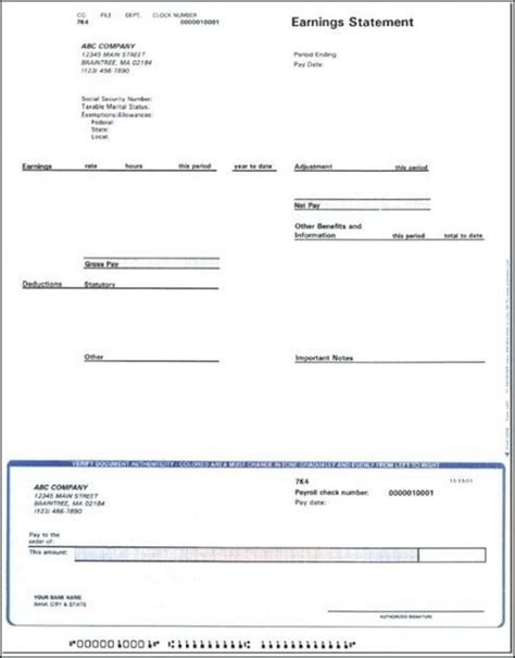 Blank Pay Stub Template Pdf - Template 1 : Resume Examples #2A1WRWk8ze