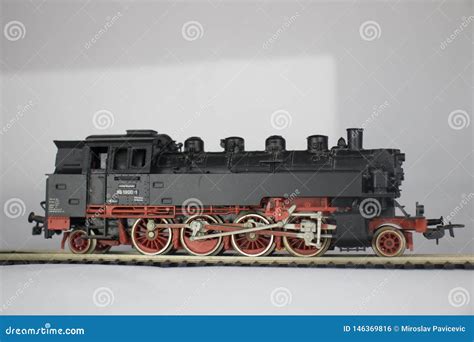 Vintage Steam Locomotive Model Electrical Toy Editorial Photo - Image of metal, locomotive ...