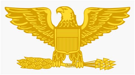 Colonel Gold Eagle - Army Colonel Rank, HD Png Download - kindpng