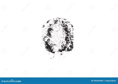 Fingerprint Isolated on White Background Stock Illustration - Illustration of blue, europe ...