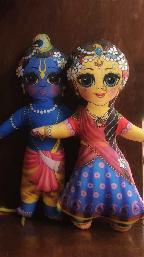 Tringrahi Soft Toys Individual Pairs Radha Krishna Dolls Sita Ram Dolls ...