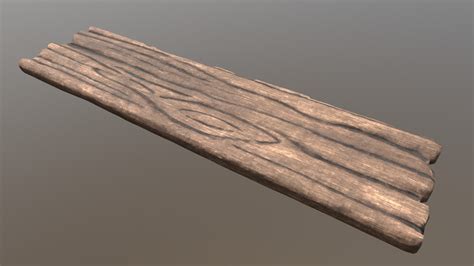 Stylized Wood Plank - 3D model by avolovar [24193be] - Sketchfab