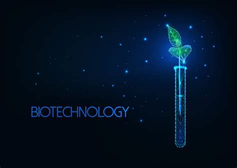 Premium Vector | Futuristic biotechnology background