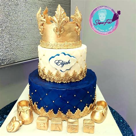 Royalty theme baby shower cake – Artofit