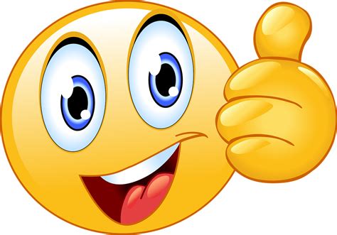 Thumbs Up Smiley Face Emoji - Free vector graphic on Pixabay