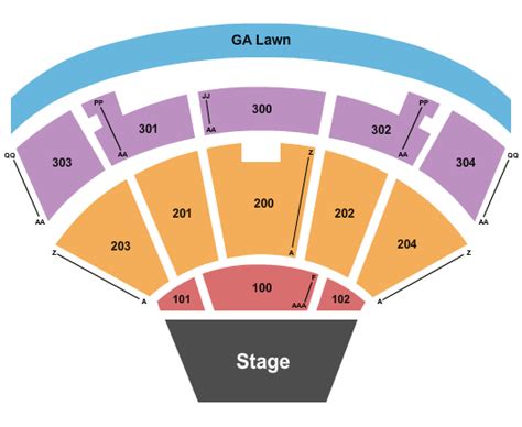 Merriweather Post Pavilion Seating Chart - Columbia