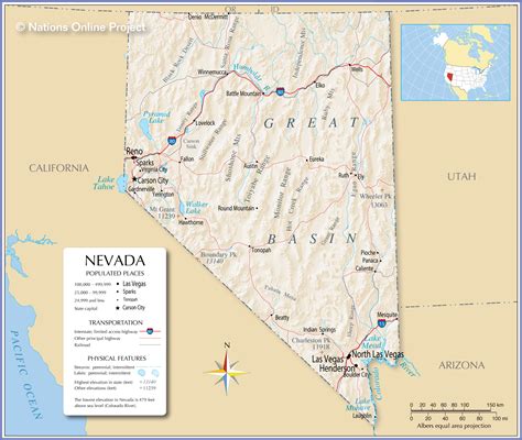 Map Of Northern Nevada Cities - Callie Veronike