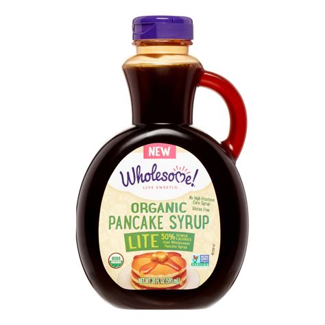 Wholesome Sweeteners Pancake Syrup, Light, 20 Oz - Walmart.com