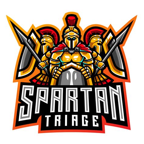 Spartan Fighter Mascot Logo – GraphicsFamily