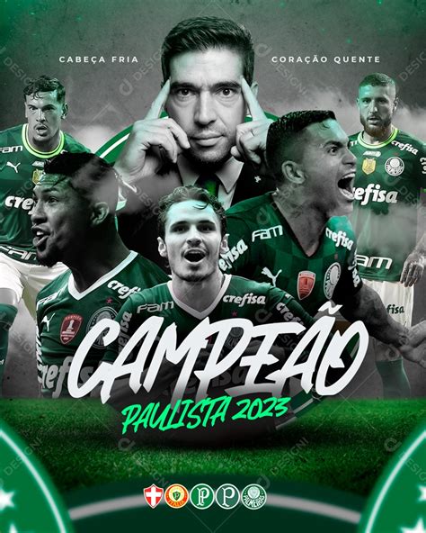 Social Media Time De Futebol Campeão Paulista 2023 Palmeiras PSD ...