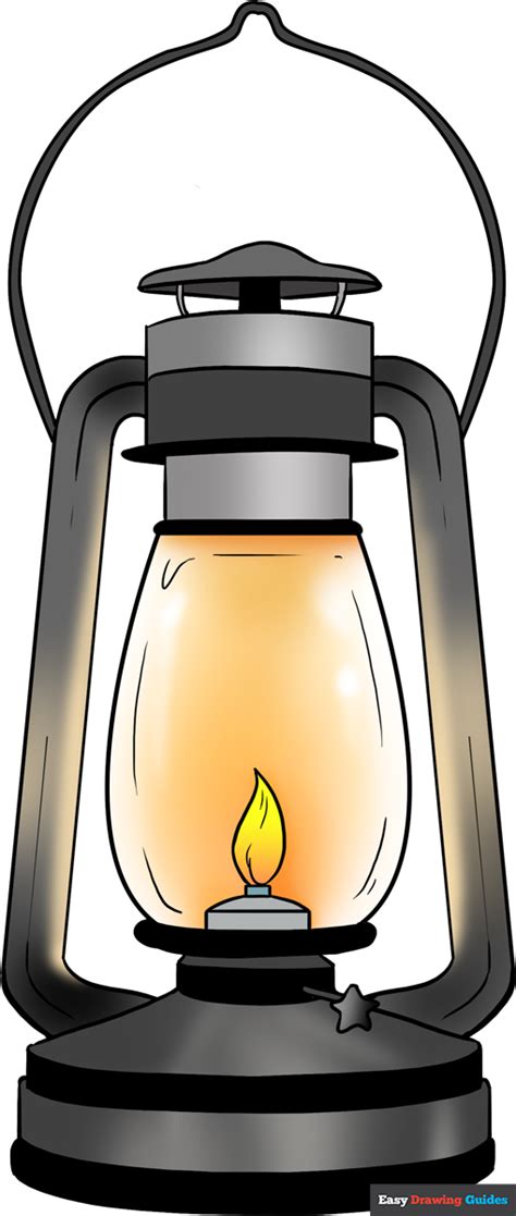 How to Draw a Lantern - Really Easy Drawing Tutorial