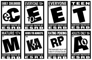 ESRB Ratings all logo