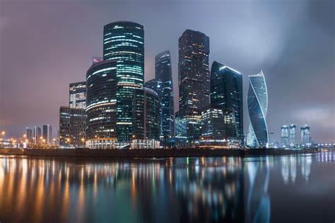 Download Russia Skyscraper Building Reflection City Man Made Moscow HD ...