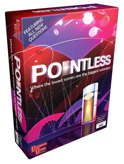 Pointless Board Game by University Games 2018 Edition for sale online ...