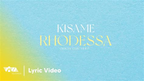 Kisame - rhodessa (Official Lyric Video) - YouTube Music