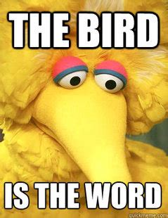 The Bird is the Word | Fired Big Bird / Mitt Romney Hates Big Bird | Know Your Meme