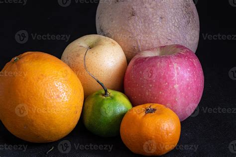 Fruits in black background 5073903 Stock Photo at Vecteezy