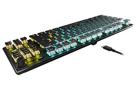 Roccat Vulcan TKL Pro Compact RGB Gaming Keyboard with Titan Optical ...