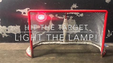 Top Cheddar LED Hockey Target - YouTube