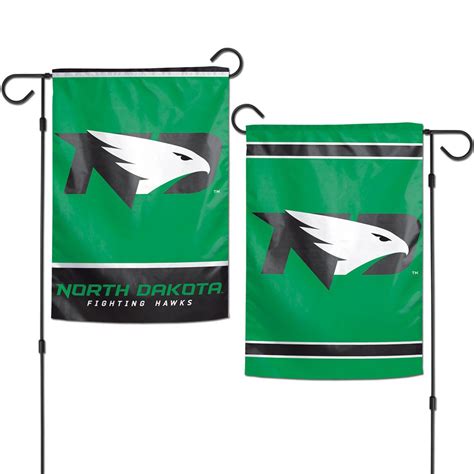 North Dakota Fighting Hawks 12.5” x 18" College Garden Flag| World Flags Direct