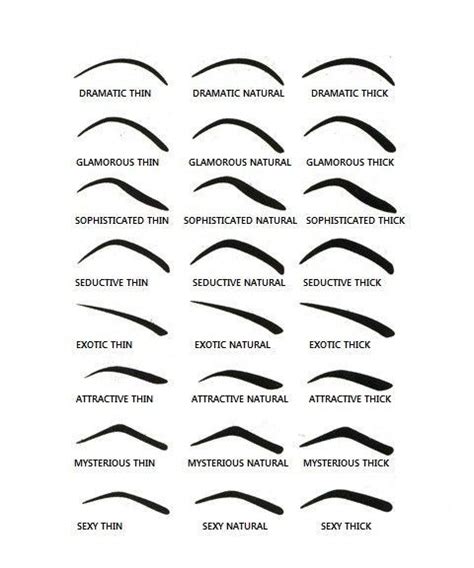 Eyebrow Stencils | Eyebrow makeup, Eyebrow stencil, Eyebrow makeup tips