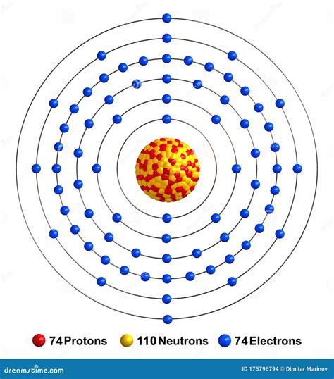 Tungsten stock illustration. Illustration of formula - 175796794