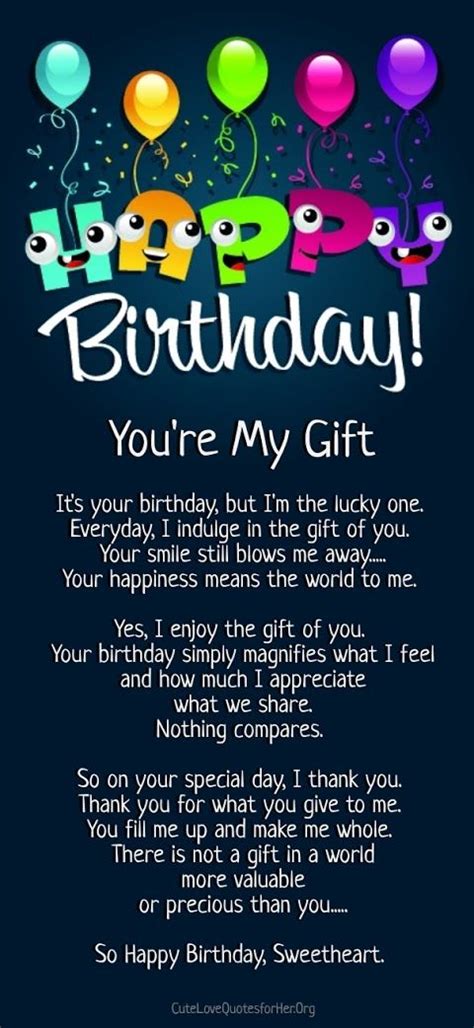 happy birthday love poems | Happy birthday love poems, Boyfriend ...