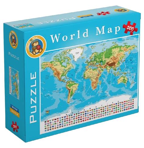 World Map puzzle 500 PCS - Diwan