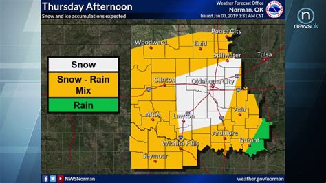 Oklahoma Weather Forecast: Thursday, Jan. 3, 2019 - YouTube