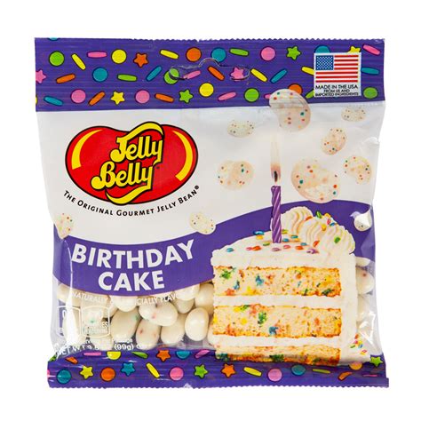 Jelly Belly Birthday Cake 3.5 oz Peg Bag | Nassau Candy