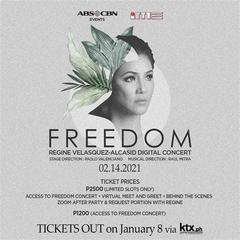 Regine Velasquez-Alcasid to hold digital concert 'FREEDOM' in February