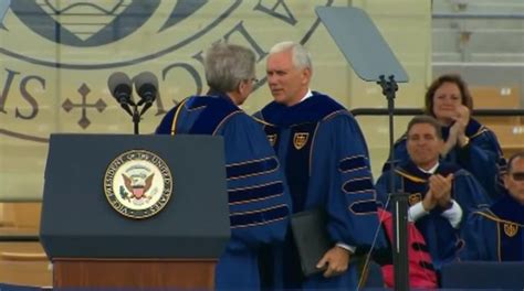 Video: Notre Dame Graduates Insult VP Pence at Commencement Address ⋆ Conservative Firing Line