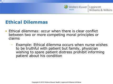 ETHICAL DILEMMA EXAMPLES - alisen berde