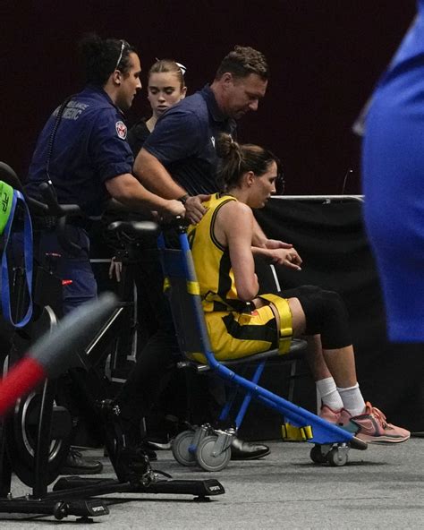 Bec Allen injury update: Australian Opals leader leaves World Cup court in wheelchair while ...