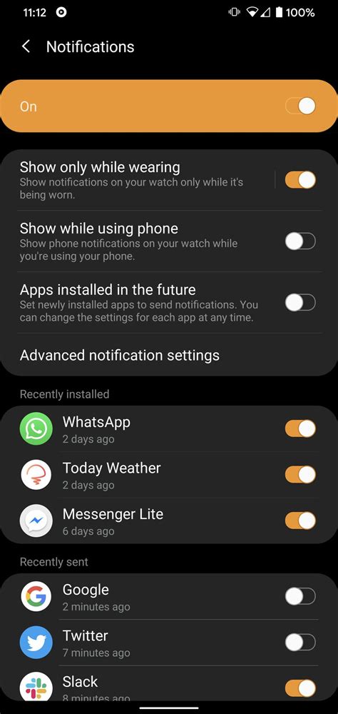 How to enable app notifications on a Samsung Galaxy smartwatch ...