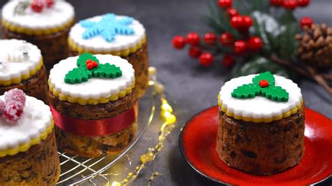 How to make Mini Christmas Cakes – Xmas Cake Recipe – Easy Instant Pot ...