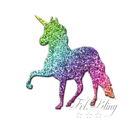 Glitzer-Tattoo Schablonen EINHORN - Frl. Bling Riesen Auswahl + sehr ...