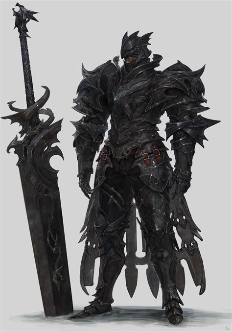 Anime Black Knight Armor | Concept art characters, Dragon armor, Knight armor