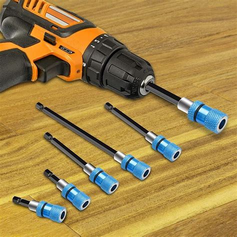 Drill Bit Extension Set, 6 Pcs Magnetic Drill Bit ... – Grandado