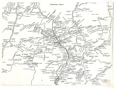 Map of Rangitikei District wards | Archives Central