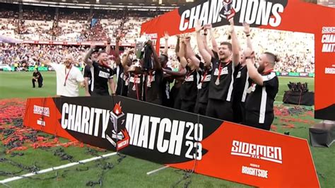 Sidemen FC win 2023 Sidemen Charity match vs YouTube All-Stars: Goals, highlights, more - Dexerto